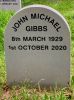 John Michael Gibbs Headstone