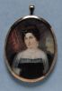 MARY ALBINIA PAGE, LADY CRAWLEY-BOEVEY a miniature of the British School, c1830 at Tyntesfield