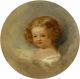Dorothea Harriet Gibbs (1840 -1914), as a child by John Phillip, RA (Aberdeen 1817 - London 1867)