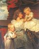 Henrietta Ponsonby, Countess of Bessborough with her sons William and John